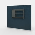 thumbnail image 6 of Ada Home Decor Furniture 3 Tier 33.5" Anthracite Knerr Modern Hanging Floating Shelves, 6 of 7