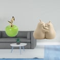 thumbnail image 2 of Estatua De Pera De Cerámica, Adorno De Simulación, Obra De Arte, Decoración Del Hogar, Escultura De Fruta, Soporte Para Libros, Sujetalibros, Mano De Obra Fina, Adorno De Estantería, Regalo, 2 of 8