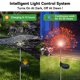 thumbnail image 2 of Luces solares para jardín Slyuexu, paquete de 2, 120 LED, impermeables, 2 of 6