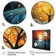 thumbnail image 3 of Designart "Colorful Meditation Transcendence Painting Dot II" Abstract Floater Framed Wall Art Print, 3 of 7