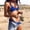 Blue, variant on Wuxian 2 Piece Bikini Set For Women Swimsuit Halter Neck Spaghetti Strap Deep V-Neck Backless Lace Up Rhinestone Swimming Bandeau Solid Color Triangle Tie Stylish Cheeky Bathing Suit,Blue,L