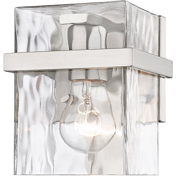 1938-1S-BN-Z-Lite-Bennington - 1 Light Wall Sconce In Traditional Style-7 Inches Tall and 5.5 Inches Wide-Brushed Nickel Finish