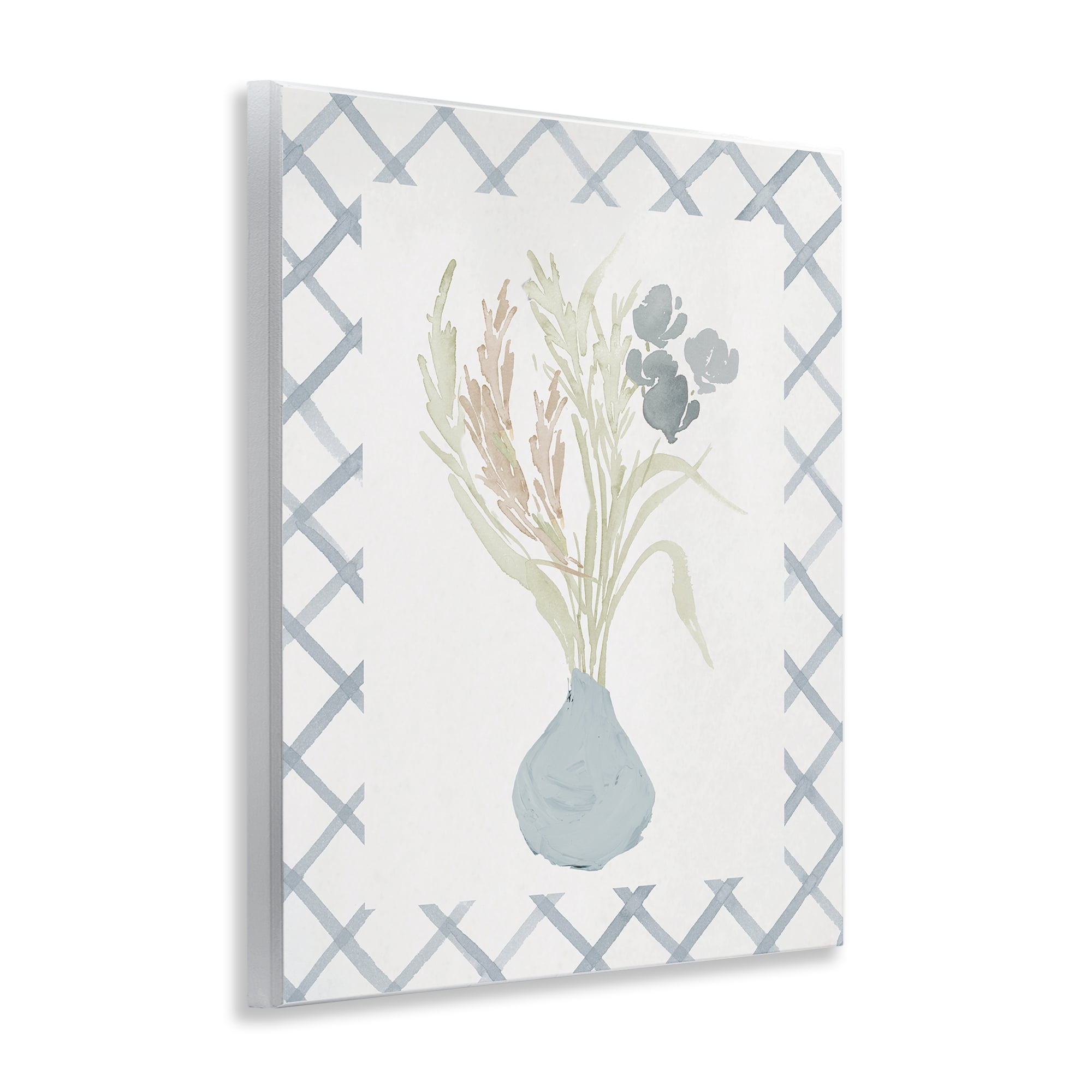 Stupell Industries Soft Blue Anna Bouquet Wall Plaque Art, design by Elizabeth Medley