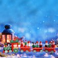 thumbnail image 1 of Tren de madera de Navidad Papá Noel Festival de Navidad Adorno Decoración para el hogar Regalos para niños Wmkox8yii gf9023, 1 of 2