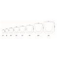 thumbnail image 3 of The HC Companies Pot de Fleurs Classique en Plastique 24 Pouces, Marron (12 Pack), 3 of 6