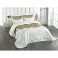 thumbnail image 3 of Ambesonne Ethnic Quilted Bedspread Set 3 Pcs, Mandala, King Size, Multicolor, 3 of 5