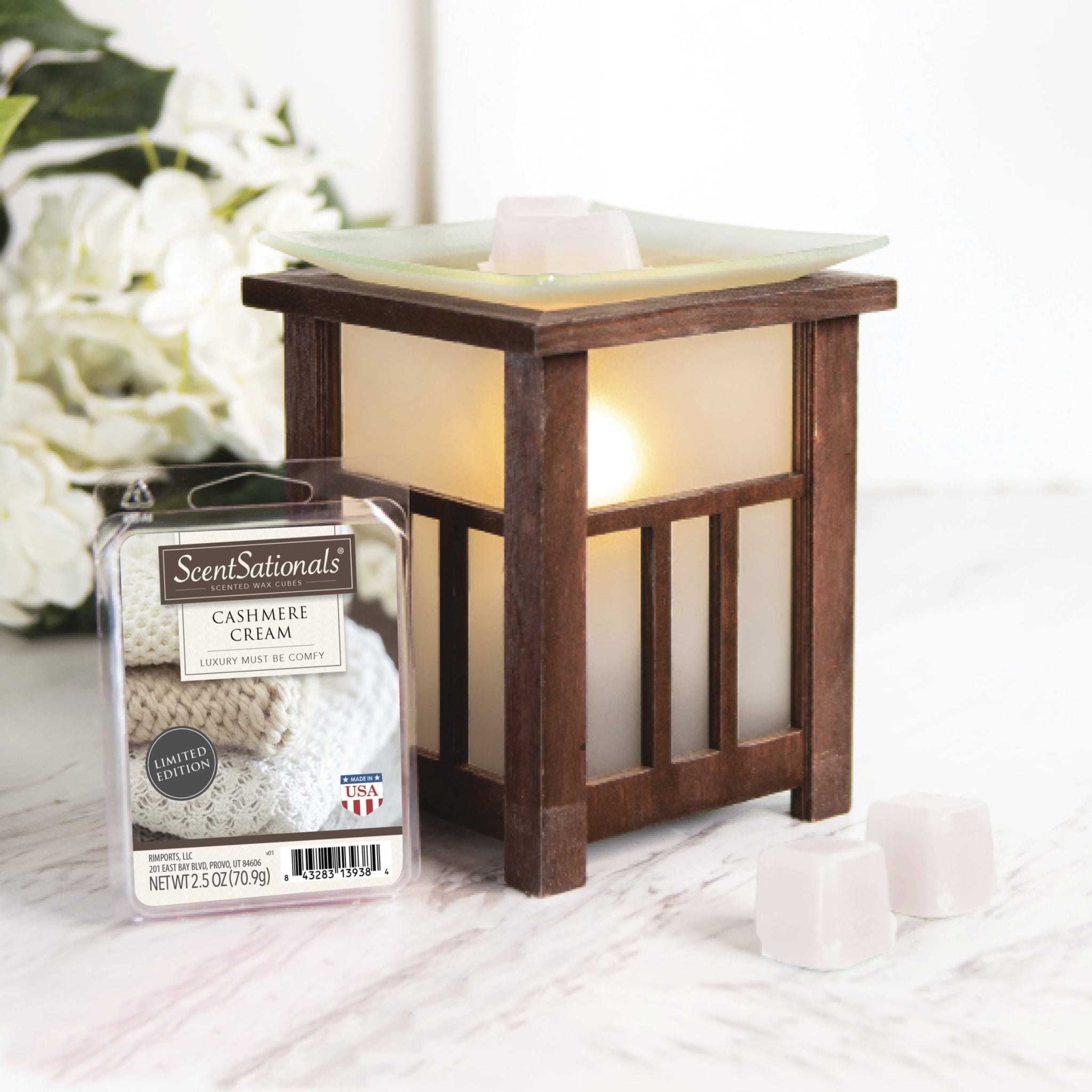 Blast from the Past Collection: Cashmere Cream Scented Wax Melts, ScentSationals, 2.5 oz (5-Pack)