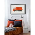 thumbnail image 6 of Marmont Hill Orange Dump Truck Framed Wall Art, 36.00" x 1.50", 6 of 6