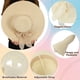 thumbnail image 4 of Juego de 6 Sombreros de Verano de Ala Ancha para Mujer Jeyiour con Gafas de Sol en Forma de Corazón, 4 of 6