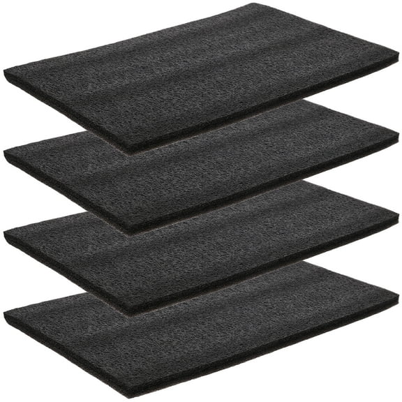MLINS 4 Pcs Polyethylene Foam Board 30.40X20.00X1.00CM Black