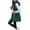 Green-1, variant on Women Puffer Long Vest Lightweight Sleeveless Quilted Puffy Zip Up Hooded Winter Fall Warm Coat Outerwear Pockets