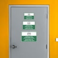 thumbnail image 4 of Classic Framed Plus Stop! Temperature Monitoring Here Wall or Door Sign | Bilingual Spanish and English Workplace Safety Signage - Large, 4 of 7