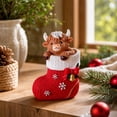 thumbnail image 5 of Highland Cow Christmas Figurine Festive Tabletop Decor, 5 of 5