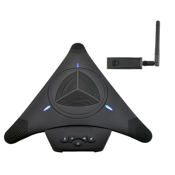 Yeacher MST-X1W 2.4G Wireless USB Video Conference Microphone Speakerphone 6m 360° Audio Pickup for Computer Mobile Phone Support Skype QQ