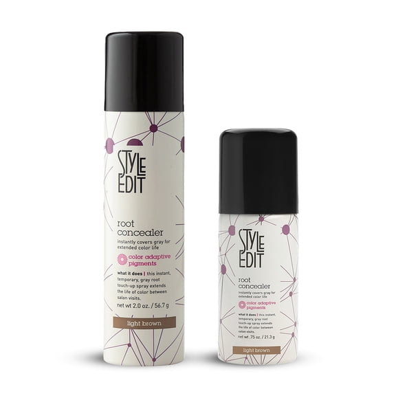 Style Edit Root Concealer Spray   Travel Size Concealer Spray Light Brown 2.75 oz