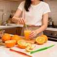 thumbnail image 5 of 2 Pcs Orange Peeler Tools Citrus Peel Cutter Easy Fruit Vegetable Slicer Lemon Opener Remover Fruit Tool Kitchen Utensils Gadgets, 5 of 8
