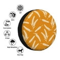 thumbnail image 4 of Rateoe Autumn Orange Wheat Pattern Tire Cover Wheel Protectors Weatherproof Wheel Covers Universal Fit for Trailer Rv SUV Truck Camper Travel Trailers Accessories-14 inch, 4 of 6