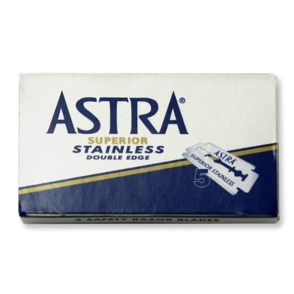 Cuchillas de afeitar ASTRA Superior Stainless de doble filo, 100 unidades