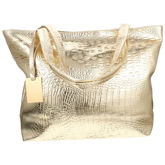 HOMEMAXS Print Handbag Shoulder Tote Purses Satchel Handbags for Women Gold Travel Office Golden