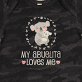 thumbnail image 4 of Inktastic My Abuelita Loves Me Girls Girls Baby Bodysuit, 4 of 5