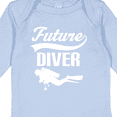 thumbnail image 4 of Inktastic Future Diver Scuba Diving Boys or Girls Long Sleeve Baby Bodysuit, 4 of 5