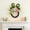 C, variant on 10.2 Inch Easter Bunny Shaped Artificial Flower Wreath Greenery Bow Knot for Front Door Easter Summer Farmhouse Wall Home Window Decor
