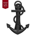 thumbnail image 3 of Mystic Colonial Hardware - Front Door Knocker 6 inches Tall Antique Anchor Design Door Knocker Hand forged Home Decor Hardware, 3 of 7