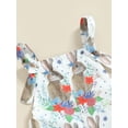 thumbnail image 4 of Toddler Baby Girl Jumpsuit Romper Easter Bell Bottom Overalls Flare Pants Baby Girl Summer Outfits, 4 of 8