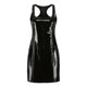 thumbnail image 5 of Gibobby Vestido corto casual para mujer Moda mujer sólido cuello en U sin mangas cuero Mini bolso Hip Night Club vestido(Negro,CH), 5 of 5
