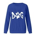 thumbnail image 4 of Aloohaidyvio Hoodies for Women,Womens Round Neck Top Casual Personalized Printing Slimming Long Sleeves, 4 of 4