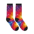 thumbnail image 4 of Women's Men's Autism Awareness Puzzle Flag Colorful Novelty Pattern Crew Athletic Socks, 4 of 7