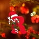 thumbnail image 5 of Colgante de árbol de Navidad de acrílico 2D con letras | Juego de 26 adornos con iniciales del alfabeto para decoración navideña, 5 of 6