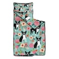 thumbnail image 2 of Green Boston Terrier and Flower Toddler Nap Mats for Kids Preschool,Sleeping Mat Bag or Kids,Toddler Sleeping Bag,Toddler Nap Mat or Daycare, 2 of 6
