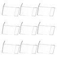 thumbnail image 5 of Store Display Signs Acrylic L-Shape Slanted Sign Holders Transparent 9Pcs Information Display, 5 of 5