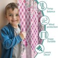 thumbnail image 3 of Blackout Kids Curtains,Pioneer Flower Childrens Insulated Curtains Set Of 2,Bedroom Essentials,Toddler Room Decor 42x54in(106x137cm), 3 of 4