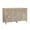 Gray, variant on Taran Designs Monte 6-drawer 2-door Carved Solid Wood Sideboard in Black