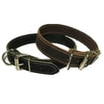 thumbnail image 1 of Premium Handmade Solid Buffalo Leather Dog Collar — Multiple Widths & Styles, 1 of 5