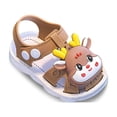 thumbnail image 7 of WAYUTE Girls Sandals Breathable Lightweight Non Soft Sole Walking Shoes for Toddler Kids Fashion Footwear Summer Outdoor, 7 of 7