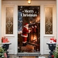 thumbnail image 3 of 2025 Christmas Door Cover for Festive Celebrations - Elastic Door Decorations for Home and Parties 36 * 80 Inches, 3 of 3