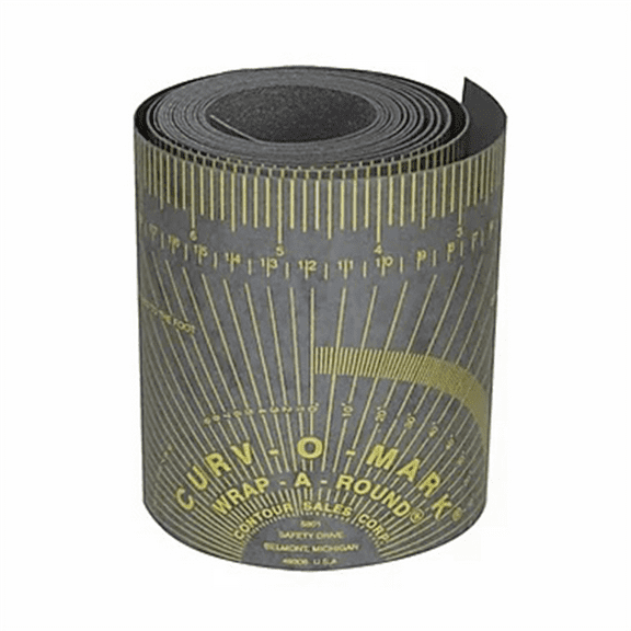 Jackson Safety X-Large Wrap-A-Round Pipe Ruler - Gray