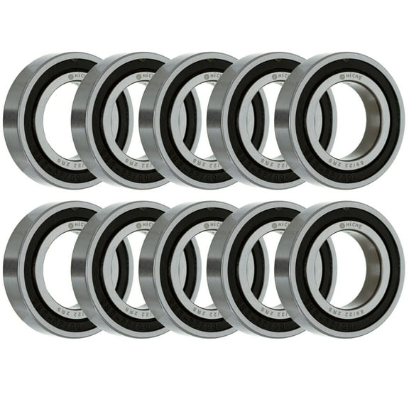 Niche Wheel Bearing 69/22-2RS 22x39x9mm Single Row Deep Groove 10 Pack 519-CBB2201R