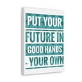 thumbnail image 2 of Inspirational Wall Art Future In Your Hands Motivation Wall Decor for Home Office Gym Inspiring Success Quote Print Ready to Hang Unframed, 2 of 18