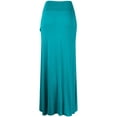 thumbnail image 2 of Made by Johnny Women's Wrapped High Low Ruffle Maxi Skirt S JADE, 2 of 6