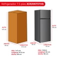 thumbnail image 3 of JVC  Refrigerador Defrost  Mod. JCR20673THS Capacidad 7.3 Pies (206 Litros), Congelador Independiente, 3 of 4