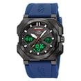 thumbnail image 7 of Mens Digital Sports Watch Waterproof, Luminous Display Outdoor Tactical Watch with Alarm Stopwatch and Durable Design, Military Style Wristwatch for Hiking Running Swimming, 7 of 7