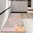 thumbnail image 4 of Pioneer Flower Floral Print Pattern Kitchen Rug Mat,Kitchen Runner Rugs Non Skid Washable,Decorative Kitchen Floor Mats for Kitchen,Sink,Laundry,17"X47", 4 of 5