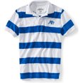 thumbnail image 1 of Aeropostale Mens Stripe A87 Rugby Polo Shirt, Azul, X-Small, 1 of 1