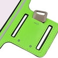 thumbnail image 3 of FRCOLOR 1Pcs Cell Phone Armband in Green Neoprene for Outdoor Sports 17.0x9.0x0.5in, 3 of 8