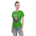 thumbnail image 4 of Women's Basic Short Sleeve T-Shirt Demon Slayer Blade Inosuke, 4 of 6