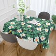 thumbnail image 2 of Yayeee Tablecloths 54" x 54" Rectangle Wrinkle Resistant Party Table Cover, Small White Flowers, 2 of 8